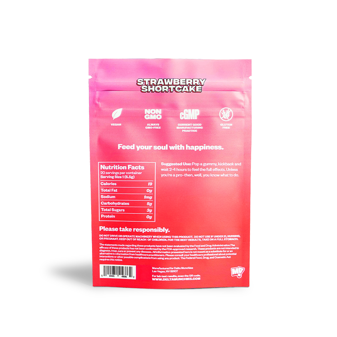 MUNCHIES! Strawberry Shortcake Euphoria Gummies