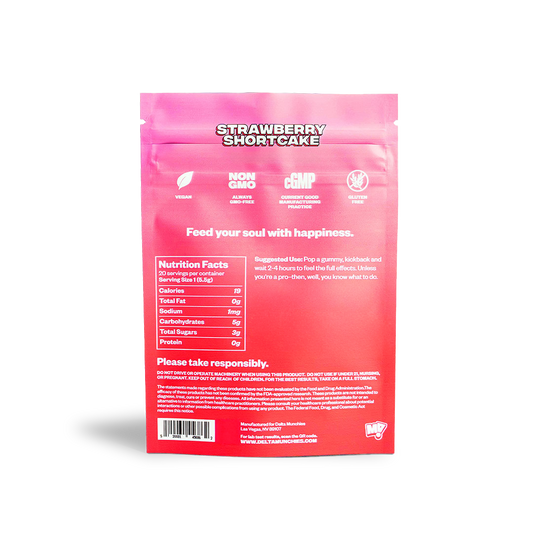 MUNCHIES! Strawberry Shortcake Euphoria Gummies